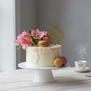Pink Pettles cake