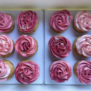 Rose Pink Cupcake