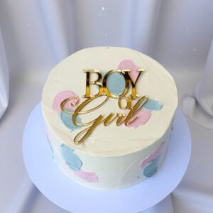 Gender Reveal Cake