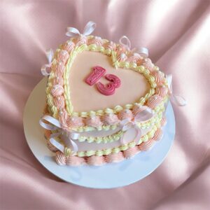 Vintage Heart Cake