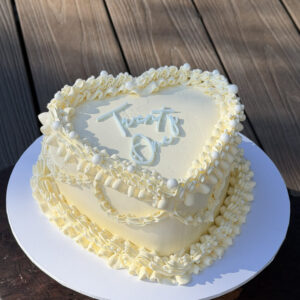 Vintage Heart Cake