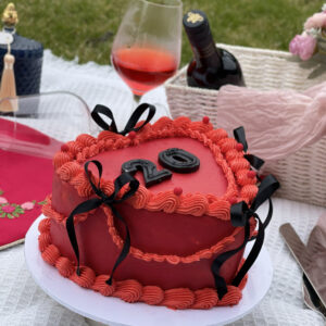 Vintage Heart Cake